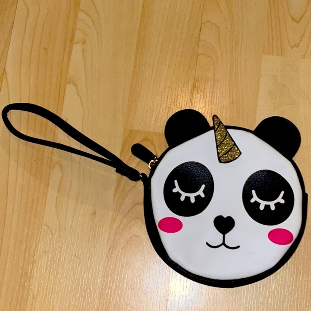 Betsey Johnson Pandacorn Unicorn clutch purse